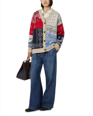 Bandana Patchwork Cardigan