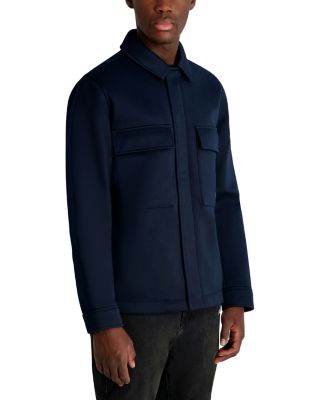Twill Collared Shirt Jacket