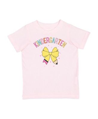 Sweet Wink - Girls' Kindergarten Pencil Bow Short Sleeve T-Shirt - Little Kid, Big Kid