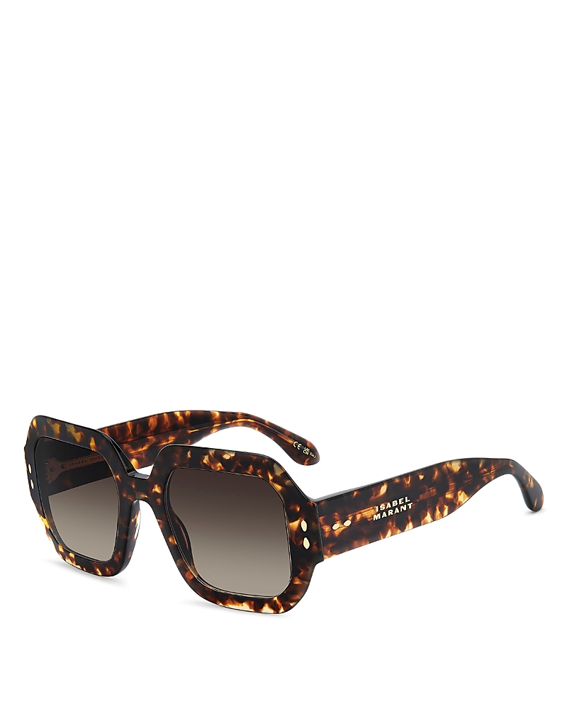 Isabel Marant 51mm Square Sunglasses In Brown