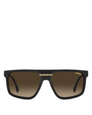 Victory Square Flat Top Sunglasses, 60mm