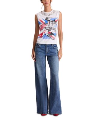 Micah Embellished Muscle Tee