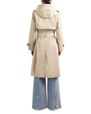 Petites Zip Out Mac Trench Coat