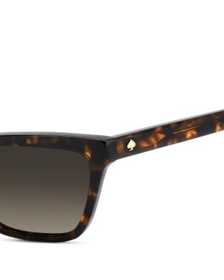 Aisha Rectangle Sunglasses, 55mm
