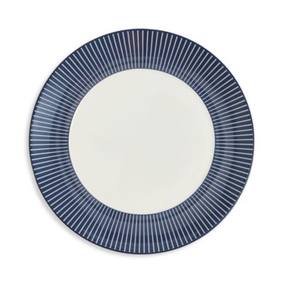 GIO 9.3" Plate, Pinstripe Blue