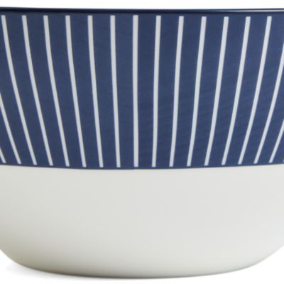 GIO 6.2" Cereal Bowl, Pinstripe Blue