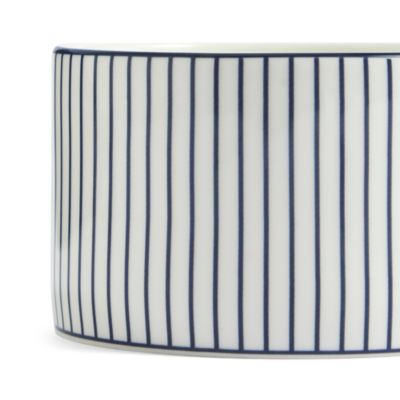 GIO 7.4 oz. Teacup & Saucer Set, Pinstripe White