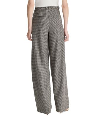 High Rise Wool Blend Pants