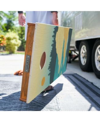 2ft x 4ft Mahogany Pathfinder Cornhole Boards