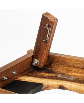 1ft x 2ft River Epoxy Resin with Live Edge Acacia Pathfinder ART Cornhole Board Sets