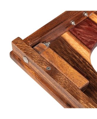 1ft x 2ft River Epoxy Resin with Live Edge Acacia Pathfinder ART Cornhole Board Sets