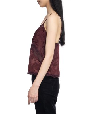 Cishi Jacquard Horses Silk Camisole