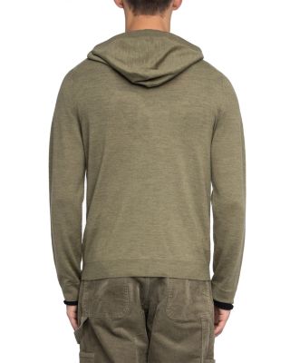 Clash We Double Cuff Wool Hoodie