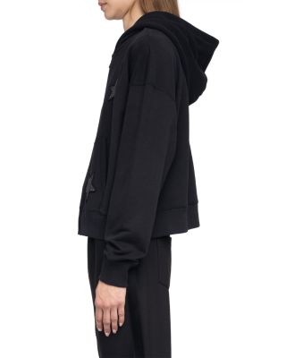 Mia Zip PMO AO Stars Embellished Hoodie