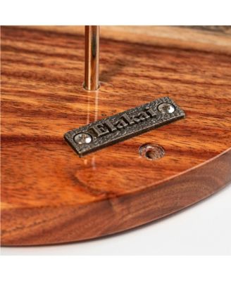 The River Epoxy Resin with Live Edge Acacia Wayfarer ART Hook & Ring Game