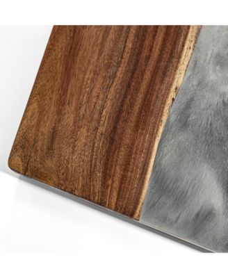 2ft x 4ft River Epoxy Resin with Live Edge Acacia Pathfinder ART Cornhole Boards