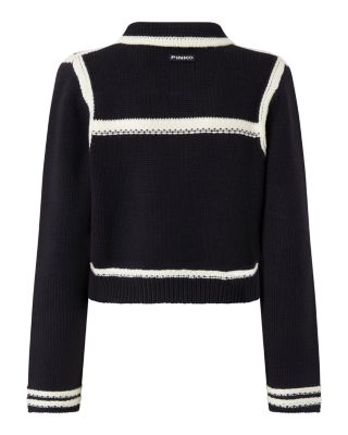 Sulcis Wool Collared Cardigan Sweater  