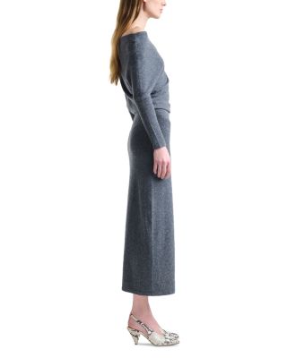 Kasos Cashmere Off The Shoulder Dress