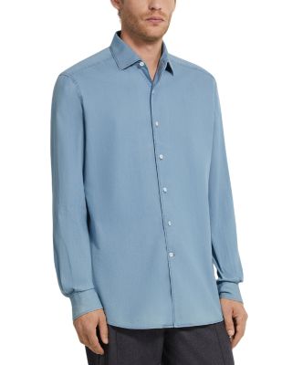 Cotton Regular Fit Button Down Shirt