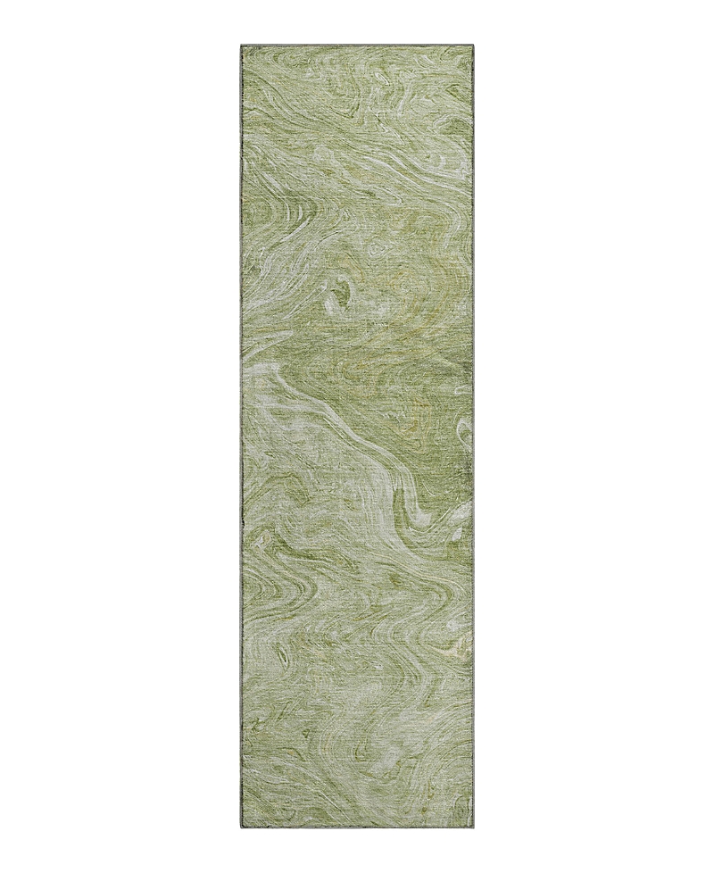 Dalyn Rug Company Dalyn Ravenna Washable Rn8 Runner Area Rug, 2'3 X 7'6 In Green