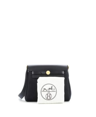 20 Herbag Zip Toile and Leather