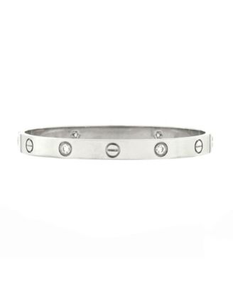  Love 4 Diamond Bracelet 18K White Gold and Diamonds