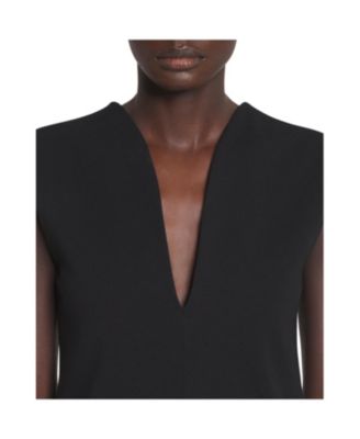 Jersey Top with a Plunging Neckline