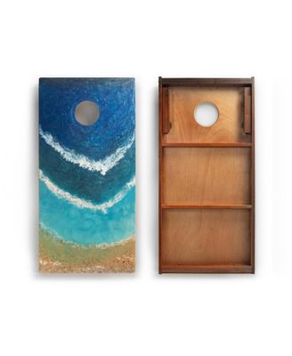 2ft x 4ft The Beach Epoxy Resin Cornhole Boards