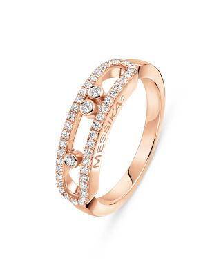 Diamond Baby Move Pav&eacute; Ring in 18K Gold, 0.23 tcw