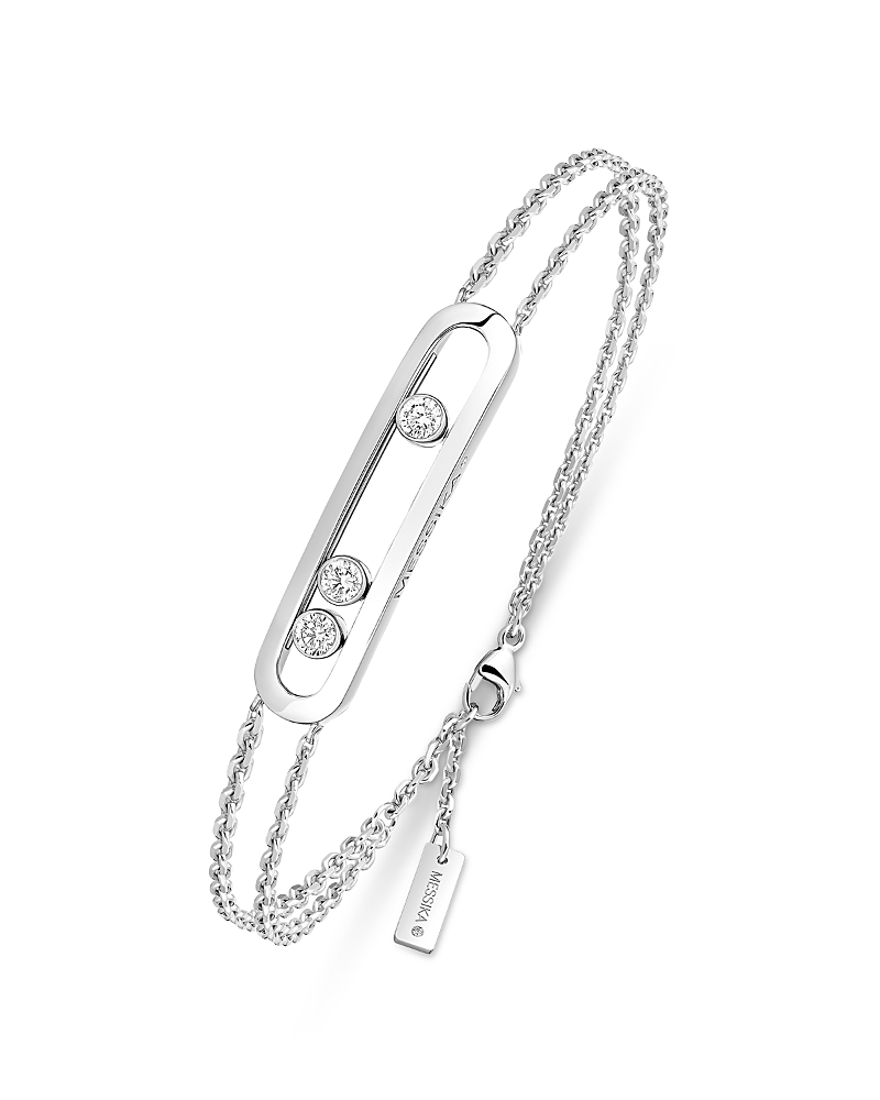 Messika Diamond Move Bracelet In 18k Gold, 0.24 Tcw In Metallic