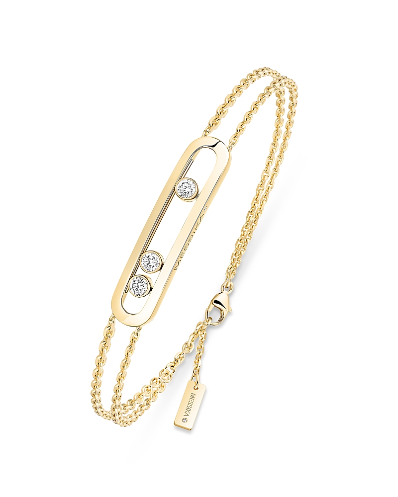 Messika Diamond Move Bracelet In 18k Gold, 0.24 Tcw In Gold