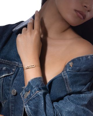 Diamond Move Bracelet in 18K Gold, 0.24 tcw