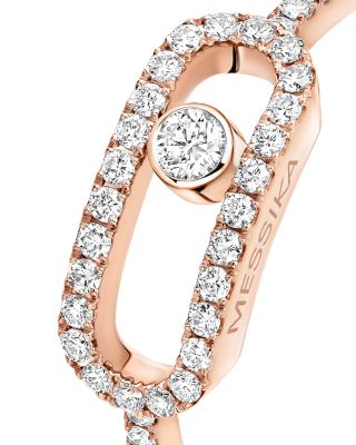 Diamond Move Uno Large Model Pav&eacute; Ring in 18K Gold, 0.31 tcw