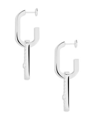 Diamond Move Link Earrings in 18K Gold, 0.85 tcw