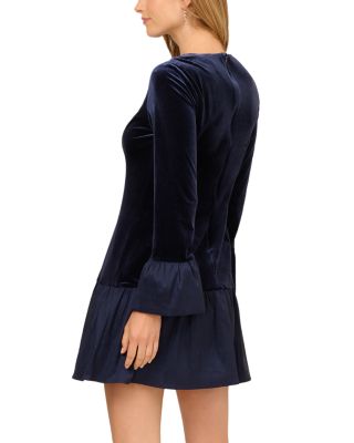 Mixed Media Mini Dress