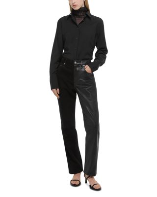 Bisected Leather Pants