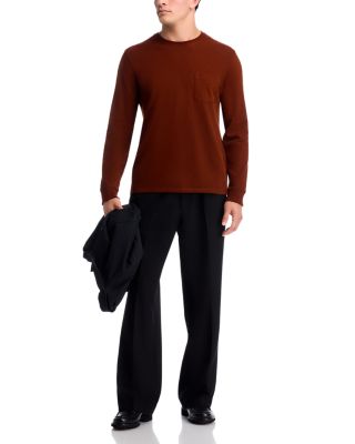 Long Sleeve Crewneck Pocket Tee