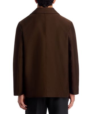 Peached Cotton Peacoat