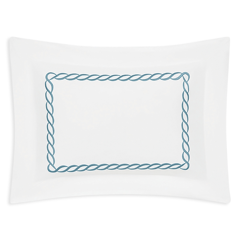 Matouk Classic Chain Boudoir Sham In Blue