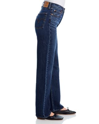 High Rise Straight Leg Jeans in Apply Now