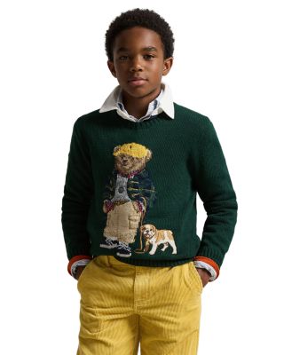 Boys' Polo Bear Sweater - Big Kid