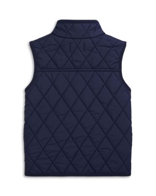 Boys' Fleece Lined Quilted Vest - Little Kid