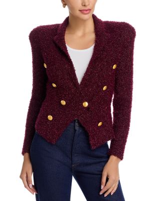 Bethany Knit Double Breasted Blazer