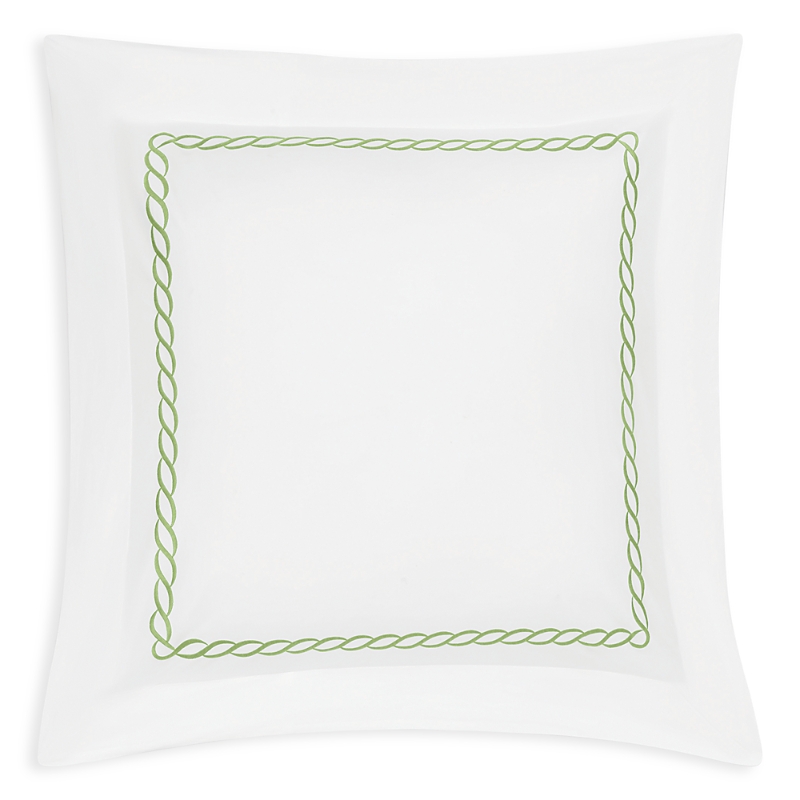 Matouk Classic Chain Euro Sham In Green