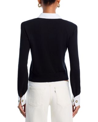 April Poplin Collar Pullover