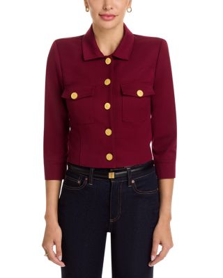Kumi Button Front Crop Jacket