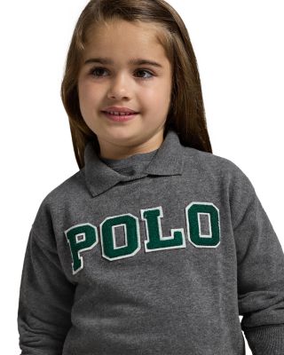 Girls&#39; Logo Fleece Polo Sweatshirt - Big Kid