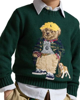 Boys' Polo Bear Sweater - Little Kid