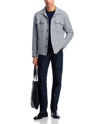 Boiled Wool Overshirt
