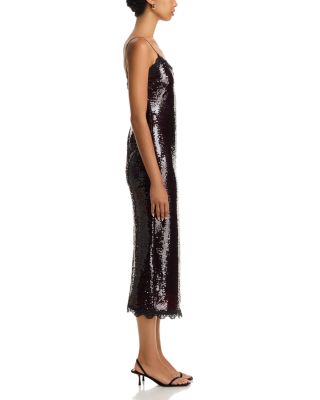 Verelith Sequined Slip Dress